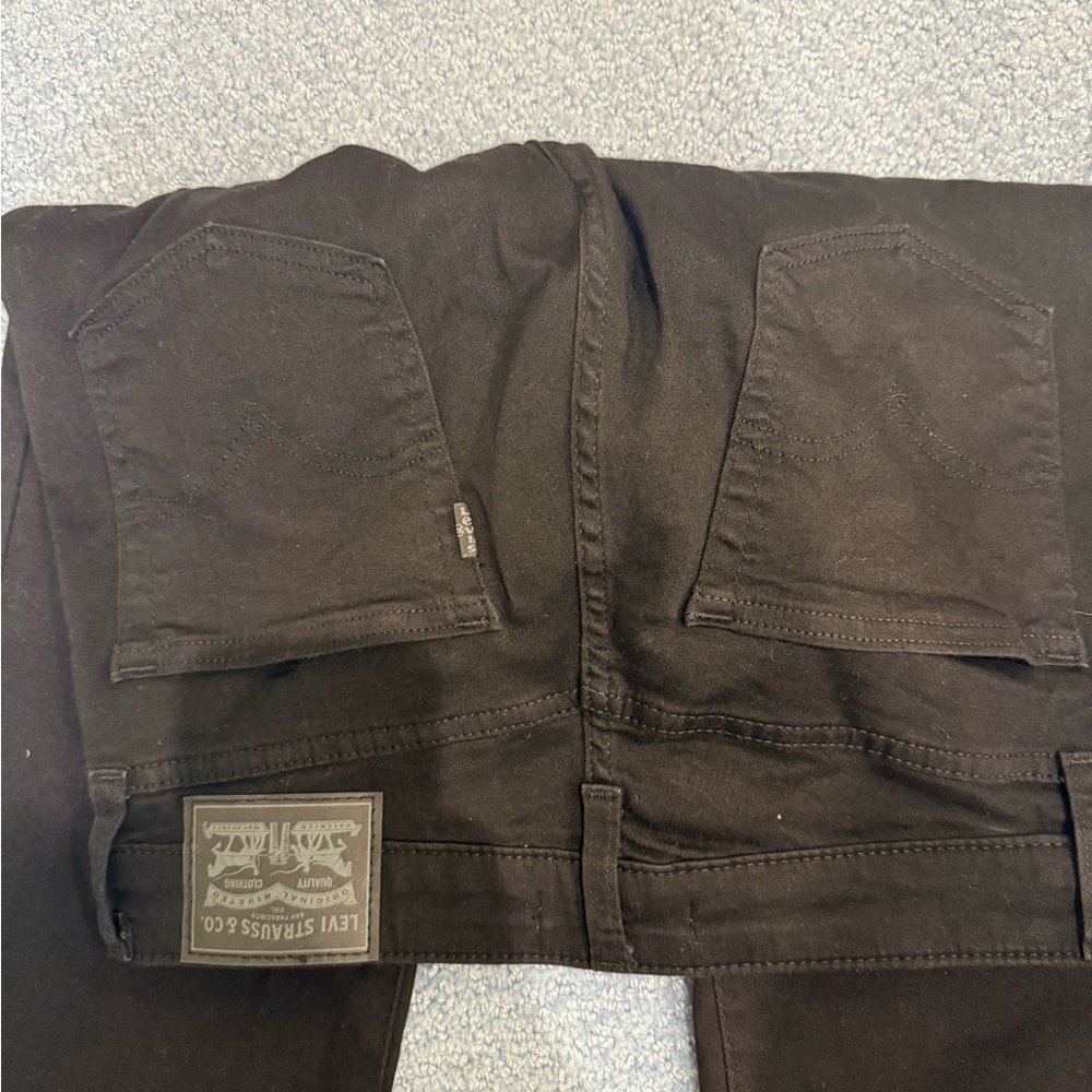 Levi Strauss 726 Flare leg jeans in black host pick - Picture 5 of 8